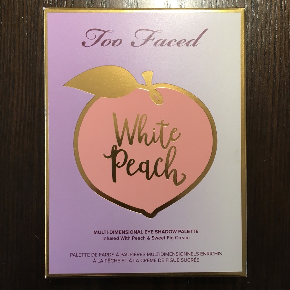 🍑NEW Too Faced WHITE PEACH Eyeshadow Palette - Picture 2 of 8